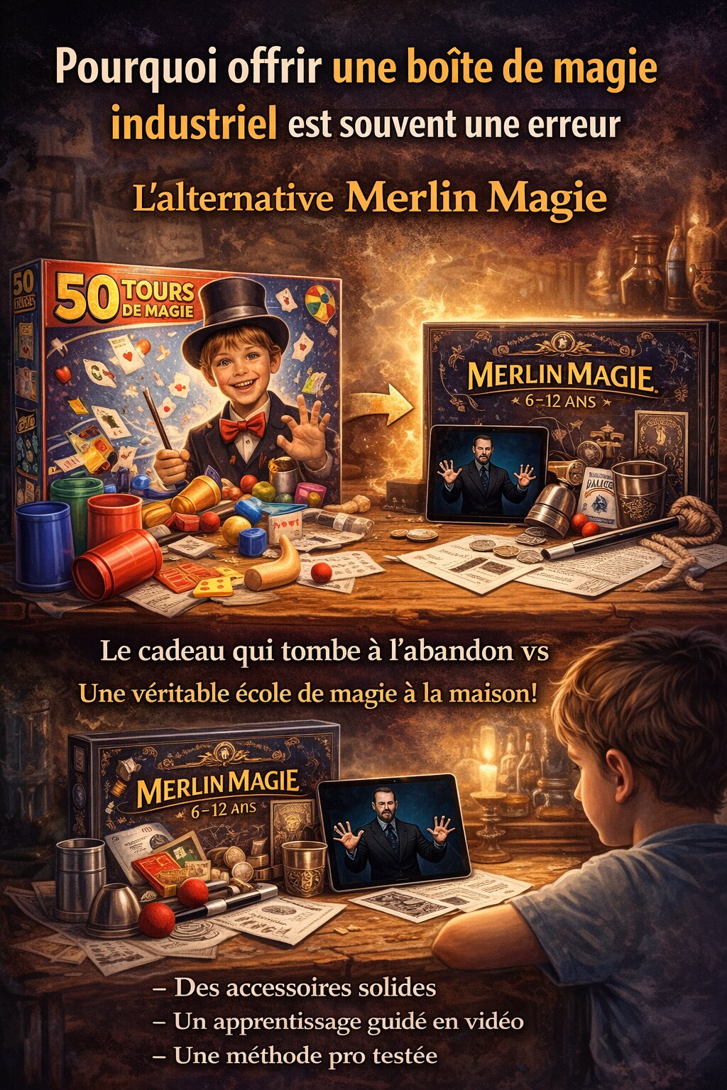 boite magique merlin magie
